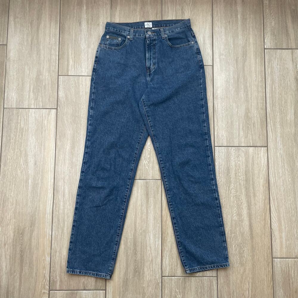 Vintage Calvin Klein Jeans Easy Fit Doublestone Rigid Mom Jeans 10x32 Y2K